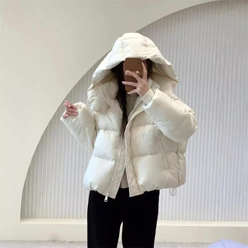 New 2024 Parkas Women Winter Down Cotton Jacket Coat Ladies Hooded Outwear Parka Thick Cotton Padded Female Overcoat Tops