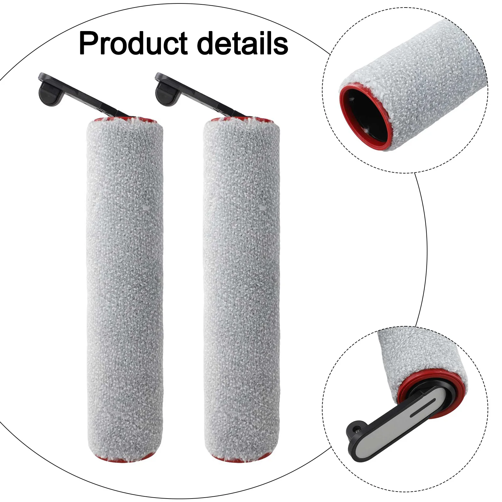 1/2 قطعة الفرشاة الرئيسية ل MOVA M10 الطابق الغسيل مكنسة كهربائية استبدال فرشاة رئيسية أجهزة التنظيف المنزلية الملحقات #2