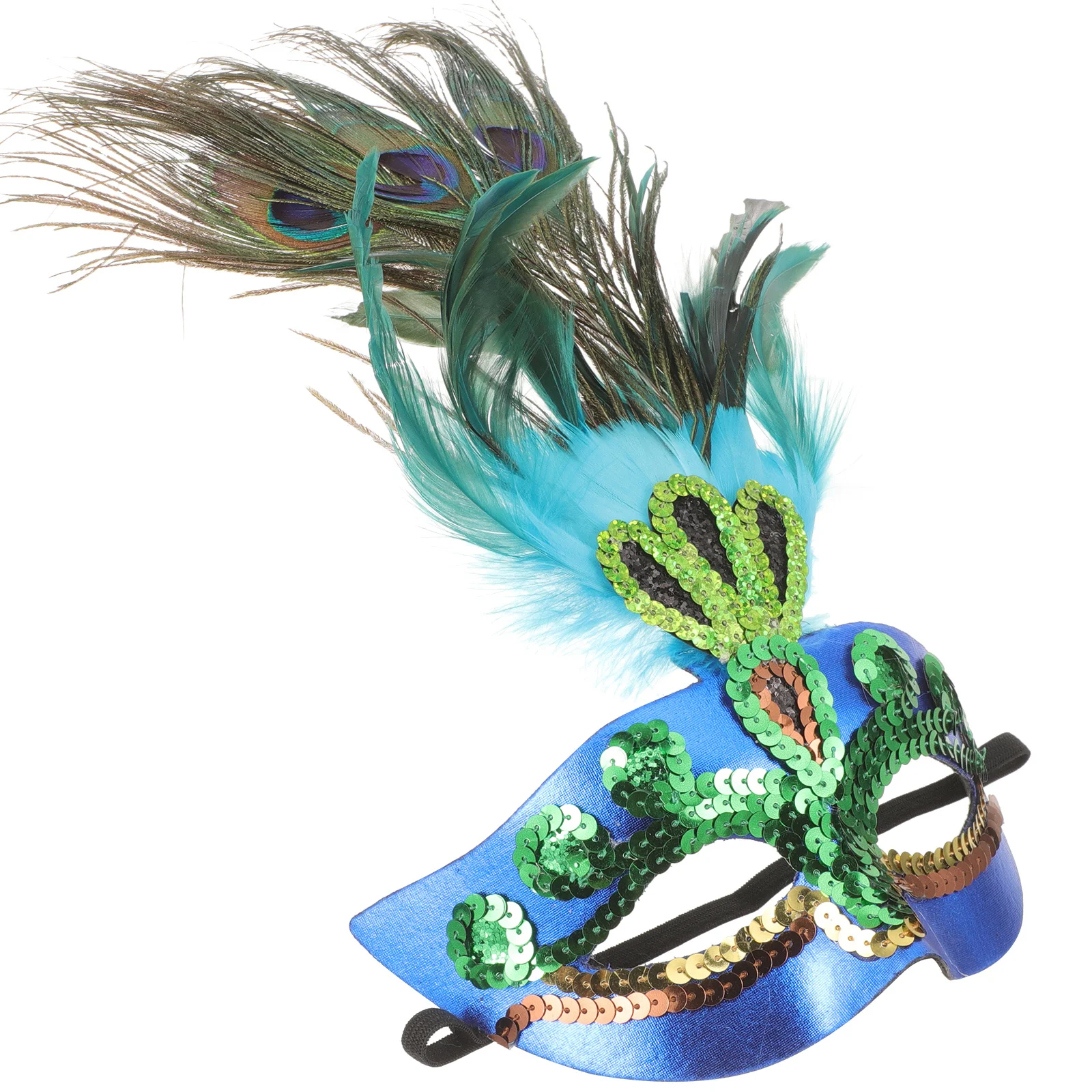 

Stylish Masquerade Mask Half Face Design Reliable Material Cosplay Party Accessory Perfect for Carnival