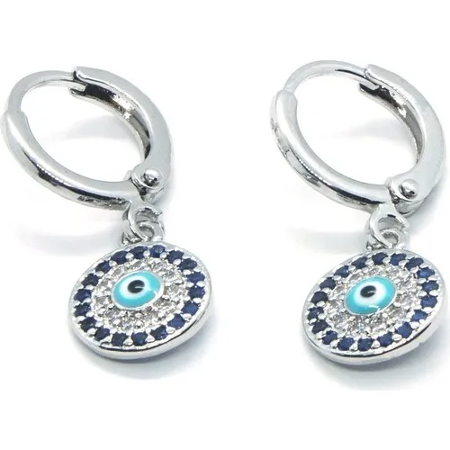 Feans Evil eye bead Model Women Zircon Earrings KP136