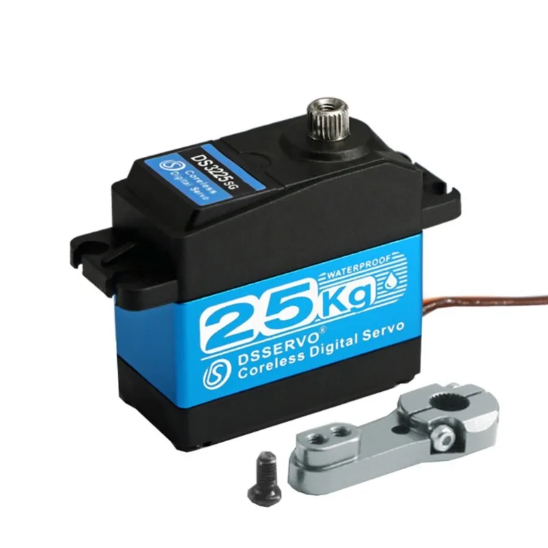 

2PCS 180/270 degree DS3225 servo, steering gear stainless steel coreless 25KG digital 1/8 1/10 remote control car