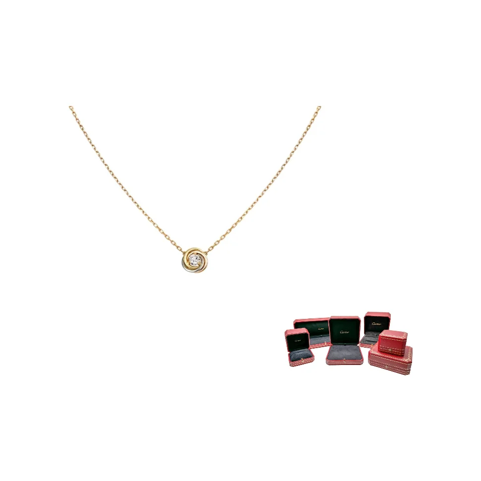 CARTIER Trinity Necklaces Unisex Multicolor B7224900