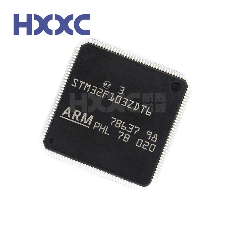 

5PCS NEW Original Integrated Circuits STM32F103 STM32F103ZDT6 ic chip LQFP-144 ICs MCU Microcontroller