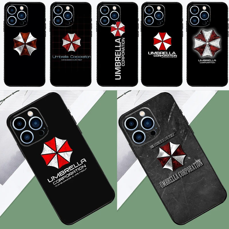 Umbrella Corporation Phone Case For iPhone 16 15 11 12 13 14 Pro Max Mini X XR XS Max Plus Cover Shell