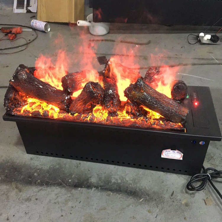 TV Stand with Electric Fireplace Ornament Smart Lighting Wall Mounted Table Decorative Flame Lamp Fireplace