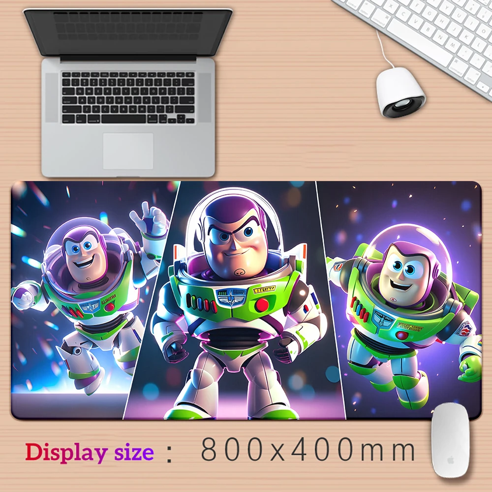 Large Mousepad XXL Buzz Lightyear Mouse Pad Keyboard Gaming Accessories Mouse Mats Game Office Computer PC Gamer Laptop Desk Mat