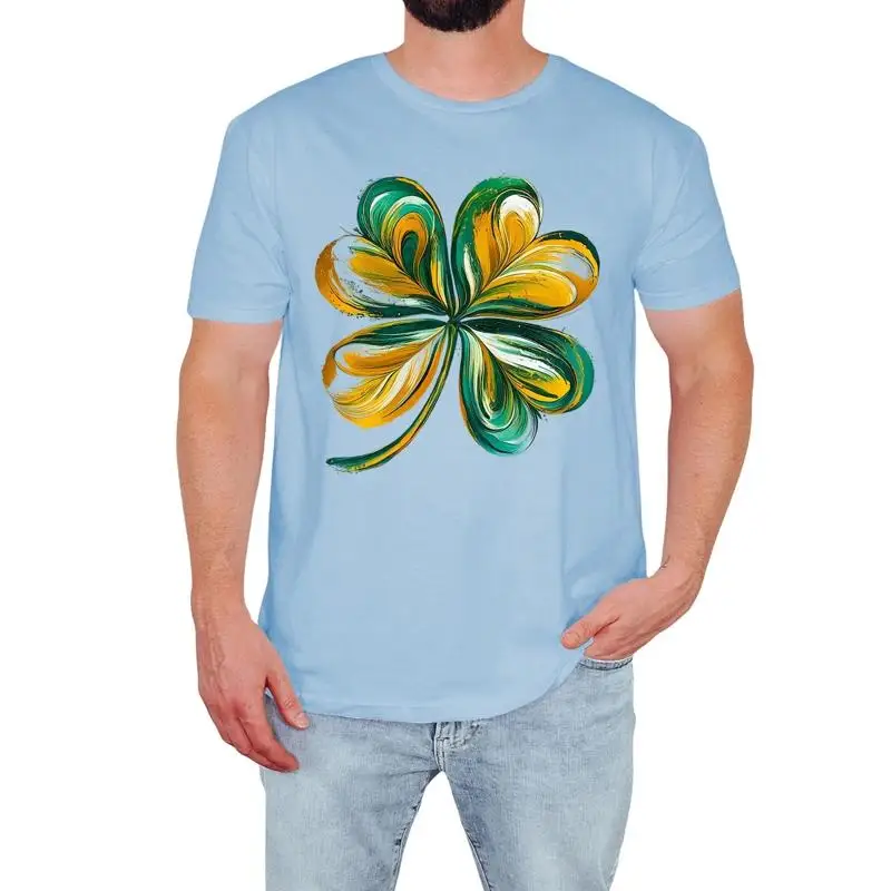 Colourful Four Leaf Clover Lucky Charm T-Shirt
