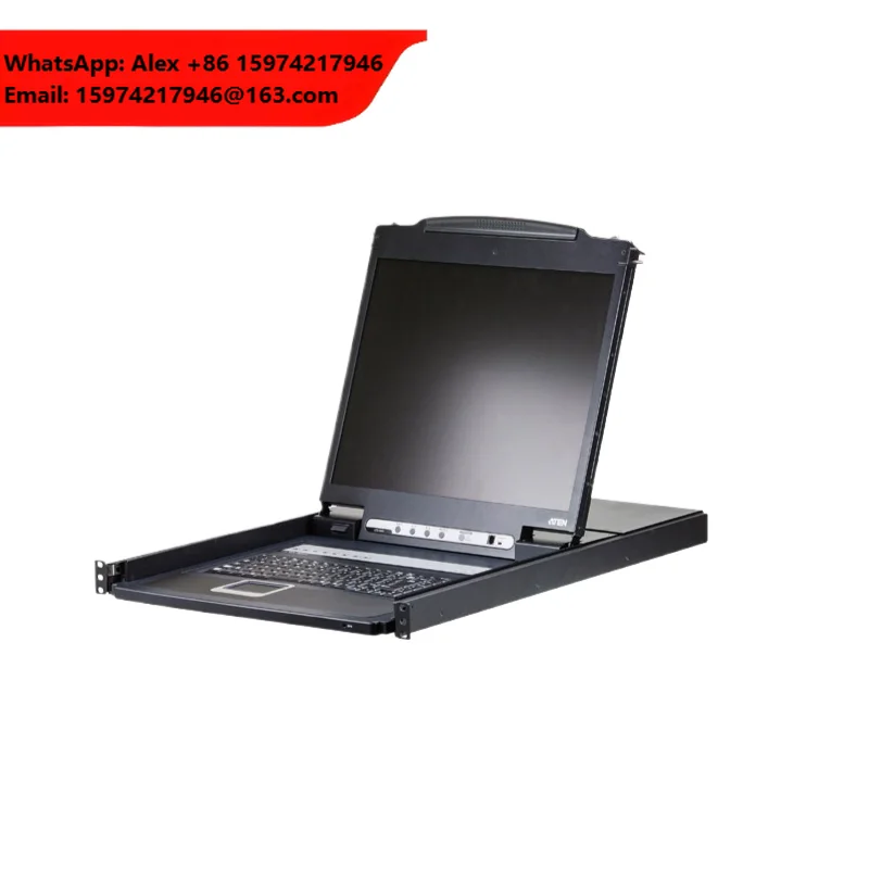 Chipboard ATEN CL1308N/CL1308NP 8-port VGA KVM Switch CL5708 19inch LCD Display Rack-mounted Foldable 8-in-1-out-1-control-8
