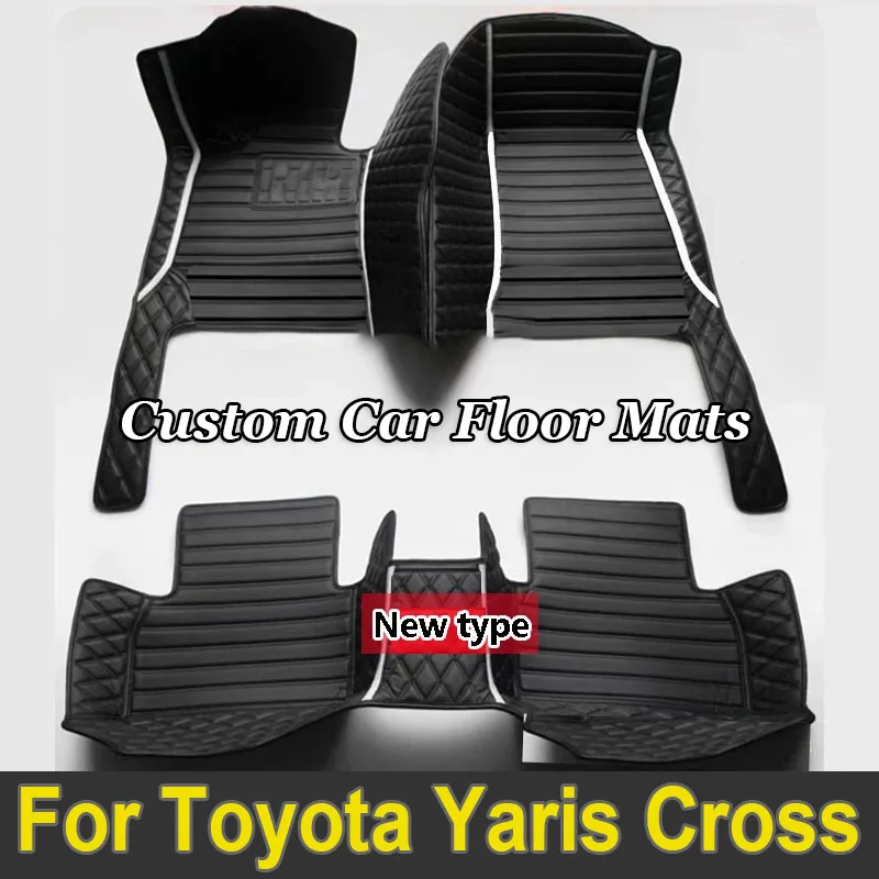

Car Floor Mats For Toyota Yaris Cross Yarisu Kurosu hybrid 2021 2022 2023 Waterproof Pads Car Accessories 2012