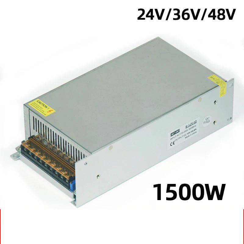 1500W Switching Power Supply 1500W AC 220V TO DC 48V 36V 24V  Power Supply Source Transformer AC DC SMPS Uninterruptibl