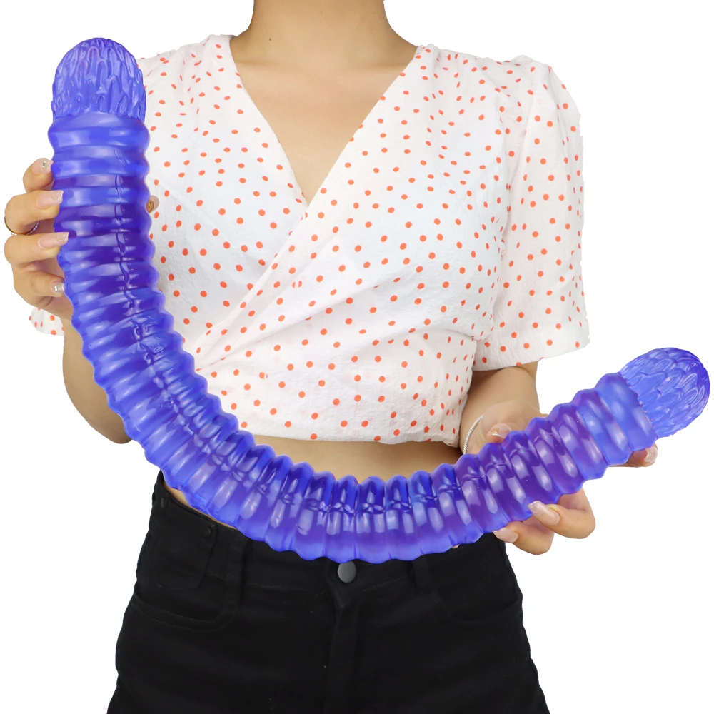 56cm Long Double Head Dildo Huge Silicone Long Anal Dildo Butt Plug Erotic Adult Sex Toys For Women Men Anus Dilator Anal Plug