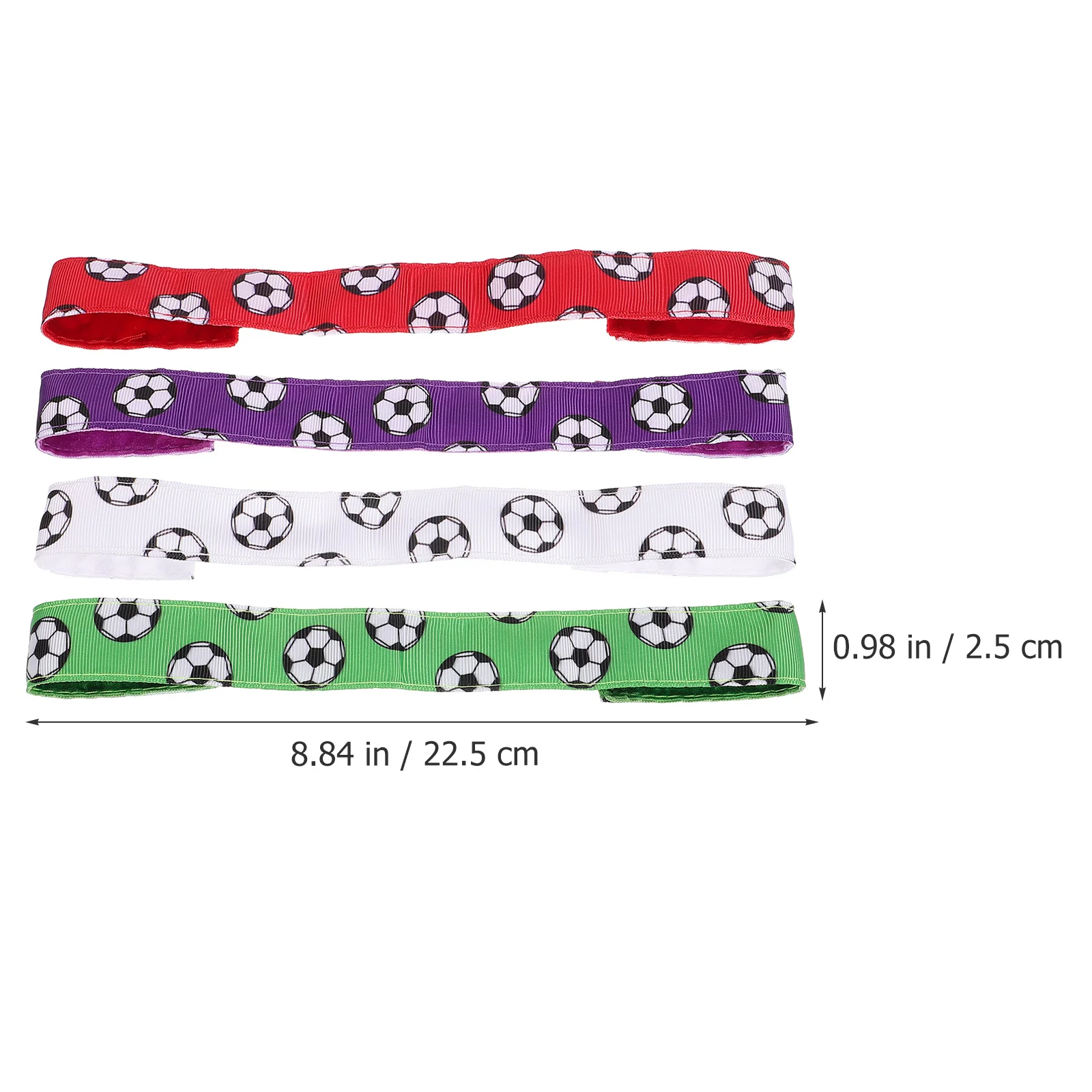 

4Pcs Candy Color Yoga Elastic Headbands Sweat Wicking Sports Hairbands for Women Football Volleyball Sport Headbands