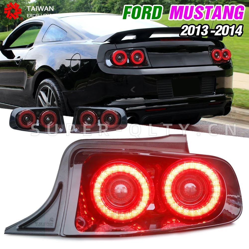 

Car light,taillights for 2013-2014 MUSTANG FORD ,LED light,red and smoke.Applicable original car is US specification.