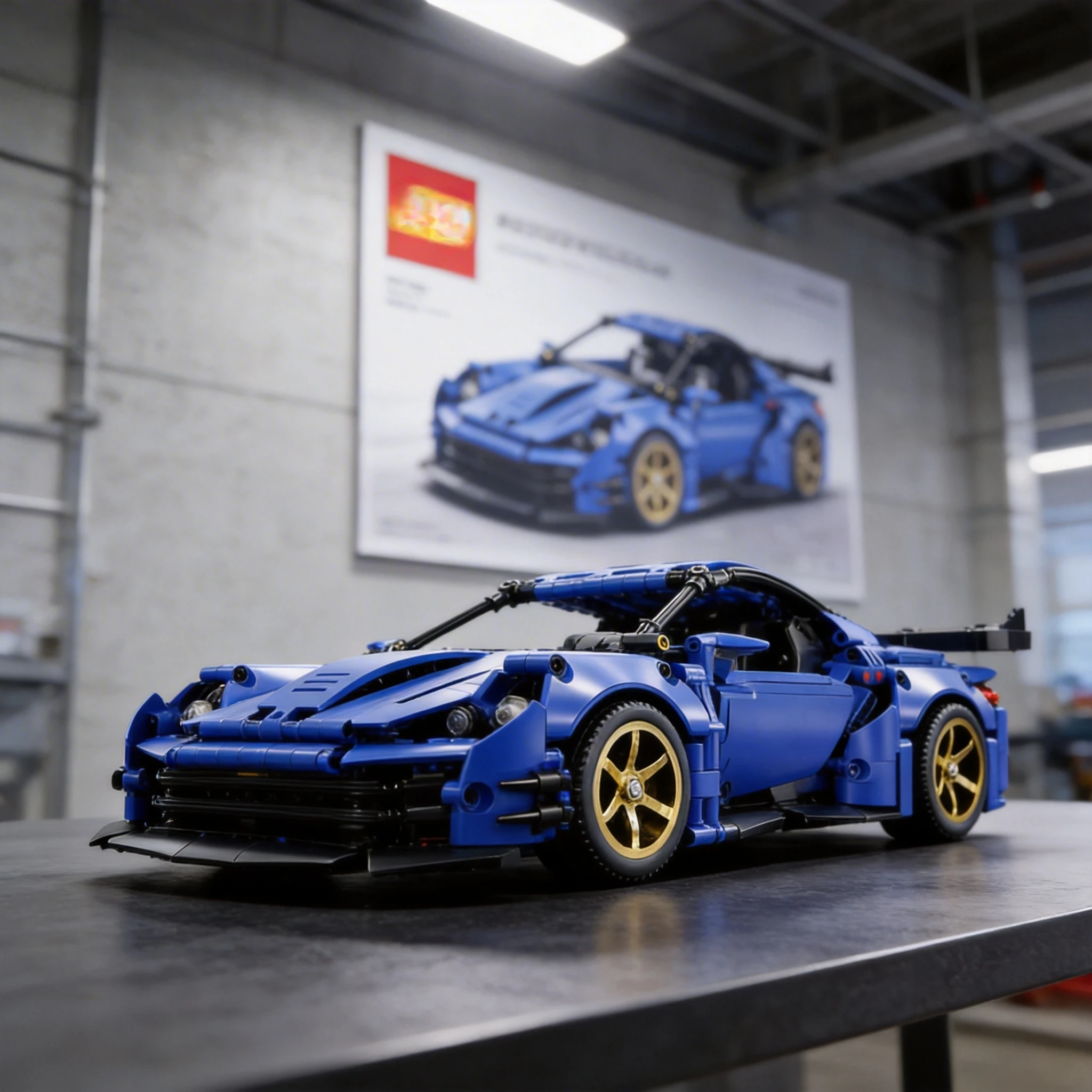 

1000pcs 2026 Technical Super Speed GTR Sport Car Building Blocks Assemble Bricks Racing Vehicle Toys Gifts For Adult Friend