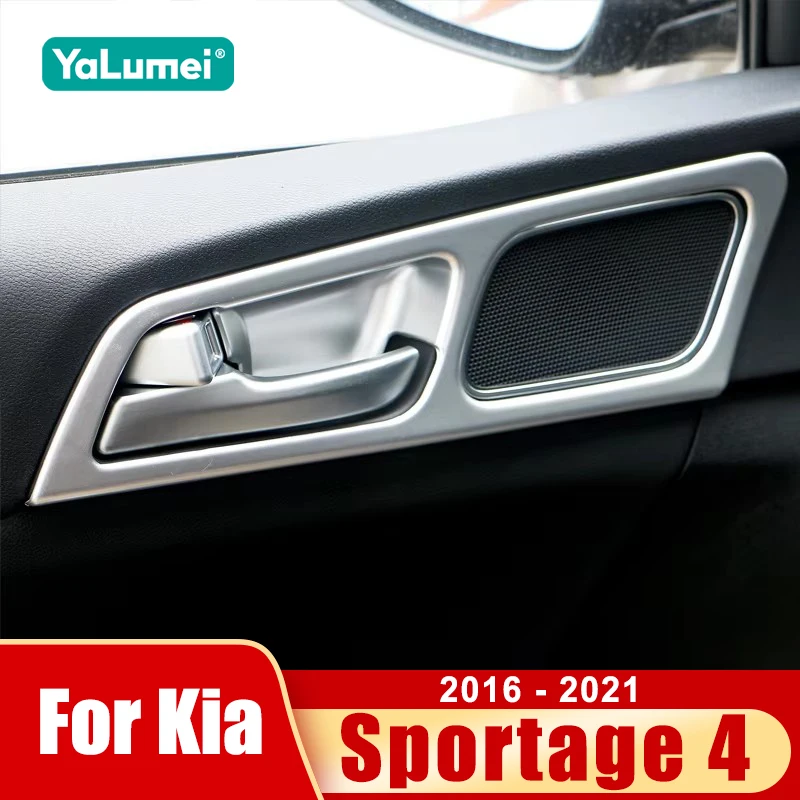 Für KIA Sportage 4 QL 2016 2017 2018 2019 2020 2021 Auto Innen Türgriff Schüssel Rahmen Abdeckung Dekoration Zubehör