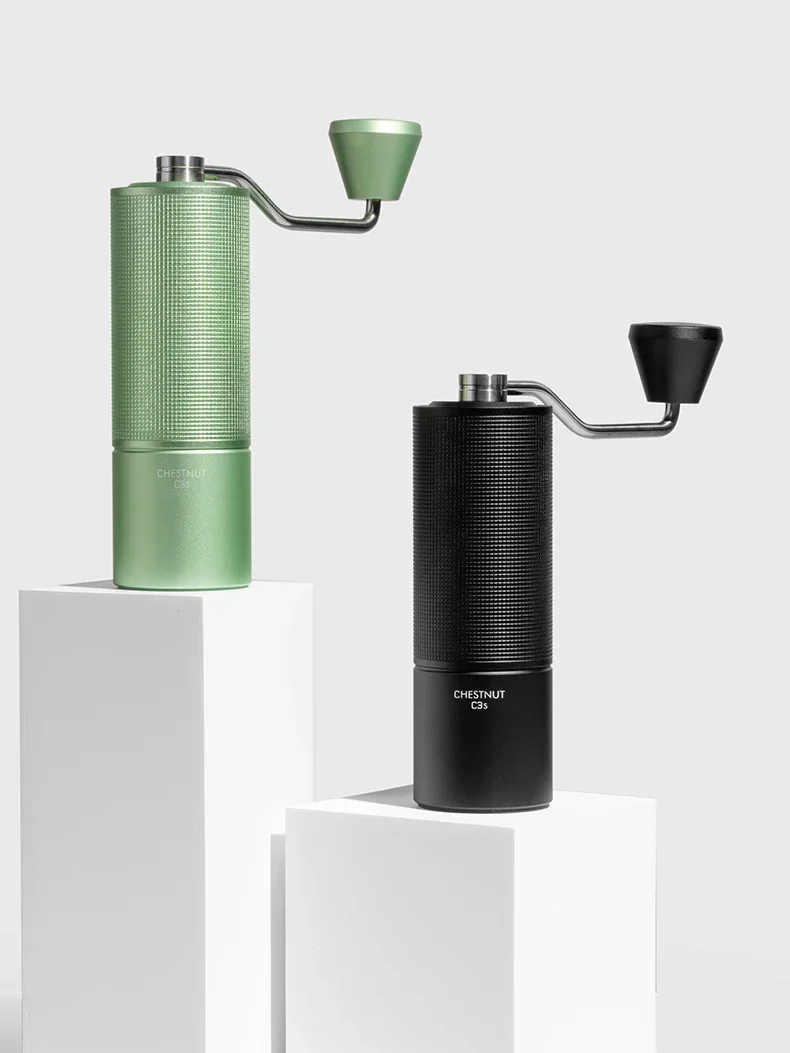 TIMEMORE Kastanje C3S / C3ESP Handmatige koffiemolen Upgrade Volledig metalen behuizing en antislipontwerp Draagbare molen S2C Burr Inside - afbeelding 2