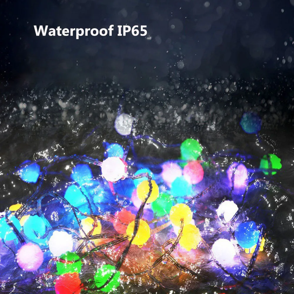 Smart Christmas String Lights Works Alexa Google LED Lights Color Changing Fairy Lights with App Remote for Indoor Christmas