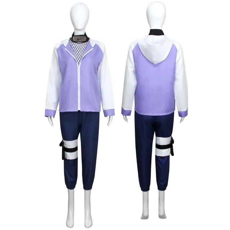 Hyuga Hinata Cosplay Costumes for Women Naruto Halloween Role Play Animes Comic-Con Performance Uniforms with Accessories Gifts