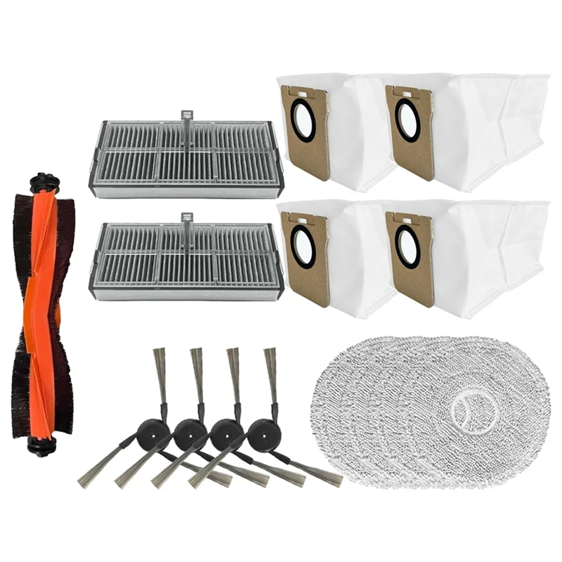 الصيف بيع استبدال أجزاء 15 قطعة فراغ فرشاة تصفية ممسحة القماش كيس لجميع الغبار عدة ل Xiaomi ل Mijia Omni M40 D110CN فراغ نظيفة