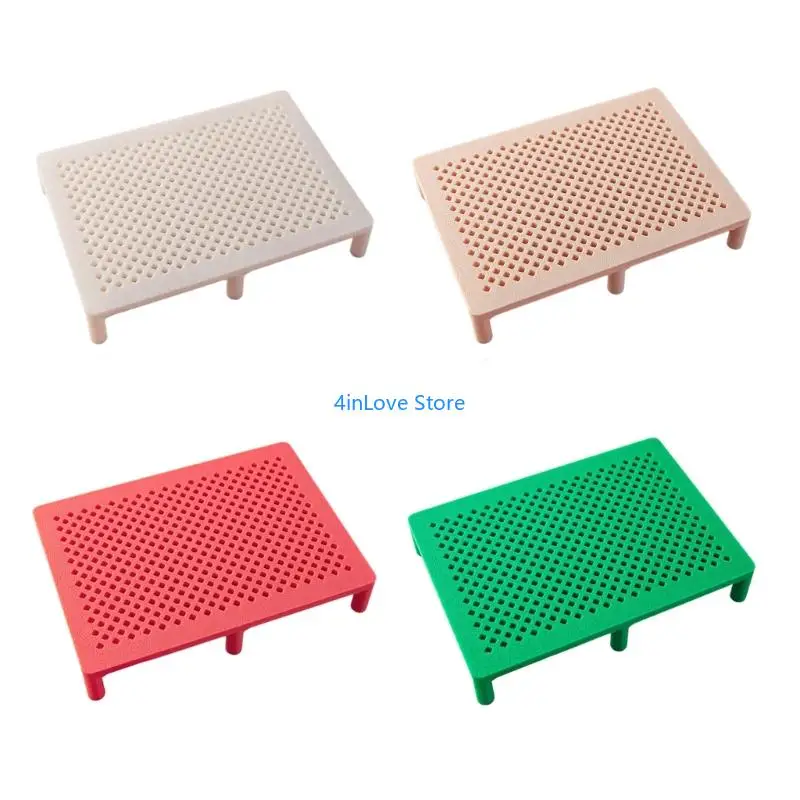 

T4MD Практическое глиняное устройство для позиционирования сережек Пластиковый держатель для сушки изделий