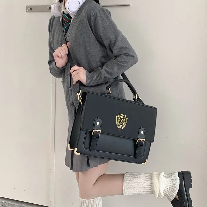 Vintage Jk Uniform Bag Lolita Portable Shoulder Bags Women Anime Harajuku Students Handbag Japanese School Bags Messenger Bags