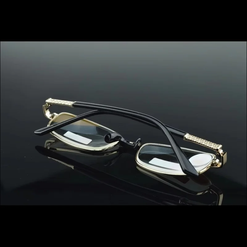 Gafas De Lectura natural crystal With Box Gold Antireflection Men Women Reading Glasses +1 +1.5 +2 +2.5 +3 +3.5 +4