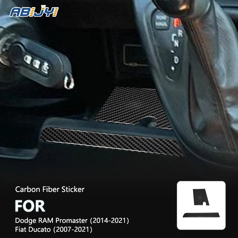 

Steering Wheel Right Side Carbon Fiber Interior Stickers For Dodge RAM Promaster 2014-2021 Fiat Ducato 2007-2021 Car Accessorie