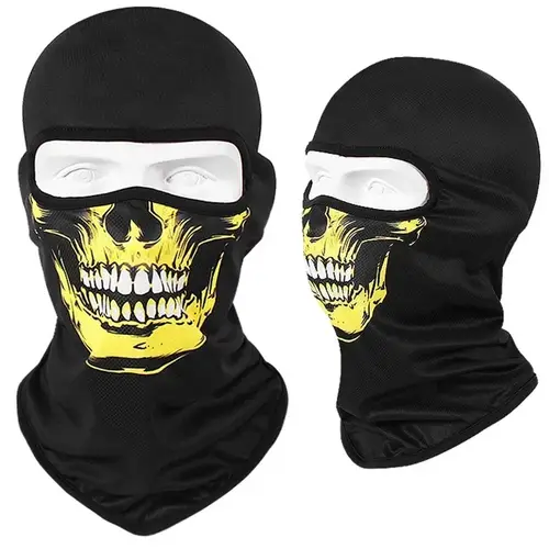 3D Skull Mask Balaclava Cap Breathable Motorcycle Riding Full Face Scarf Outdoor Men Head Cover Cycling Headgear Neck Gaiter Hat - Image 19