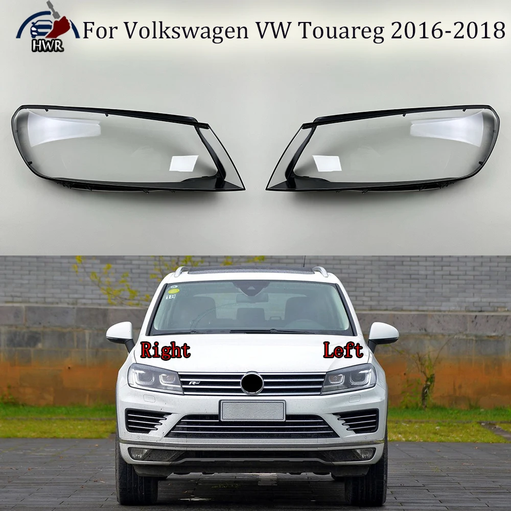 

Headlamp Cover Transparent Headlight Shell Plexiglass Replace The Original Lampshade For Volkswagen VW Touareg 2016 2017 2018