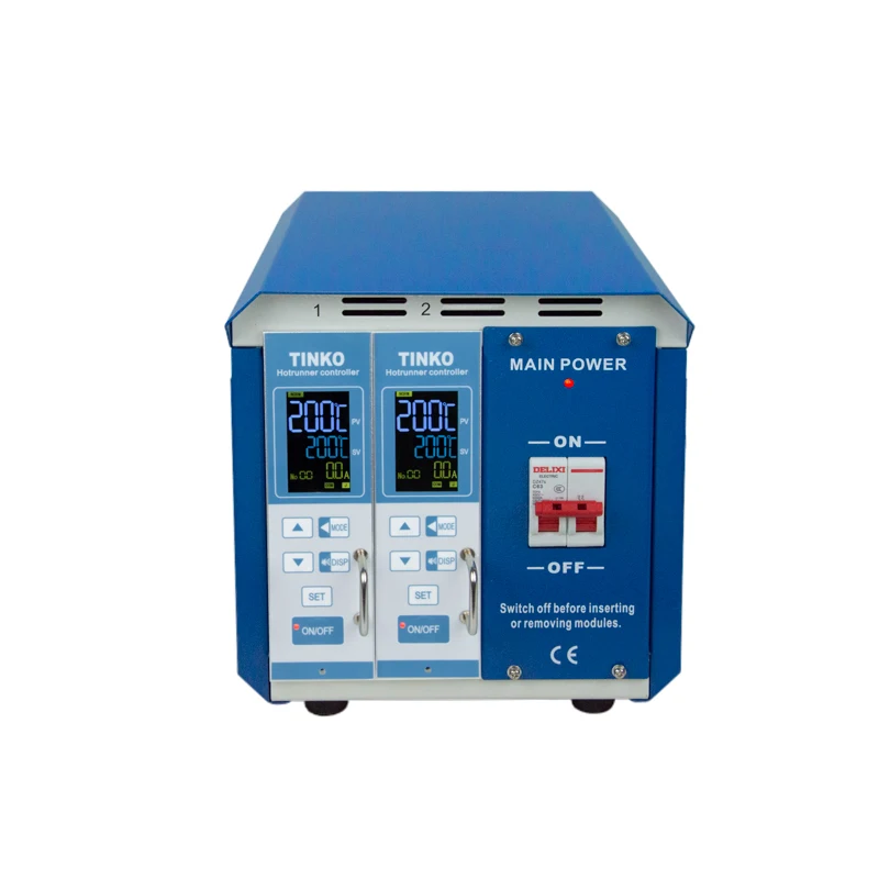 2 Zone auto tuning LCD hot runner temperature controller for injection mould