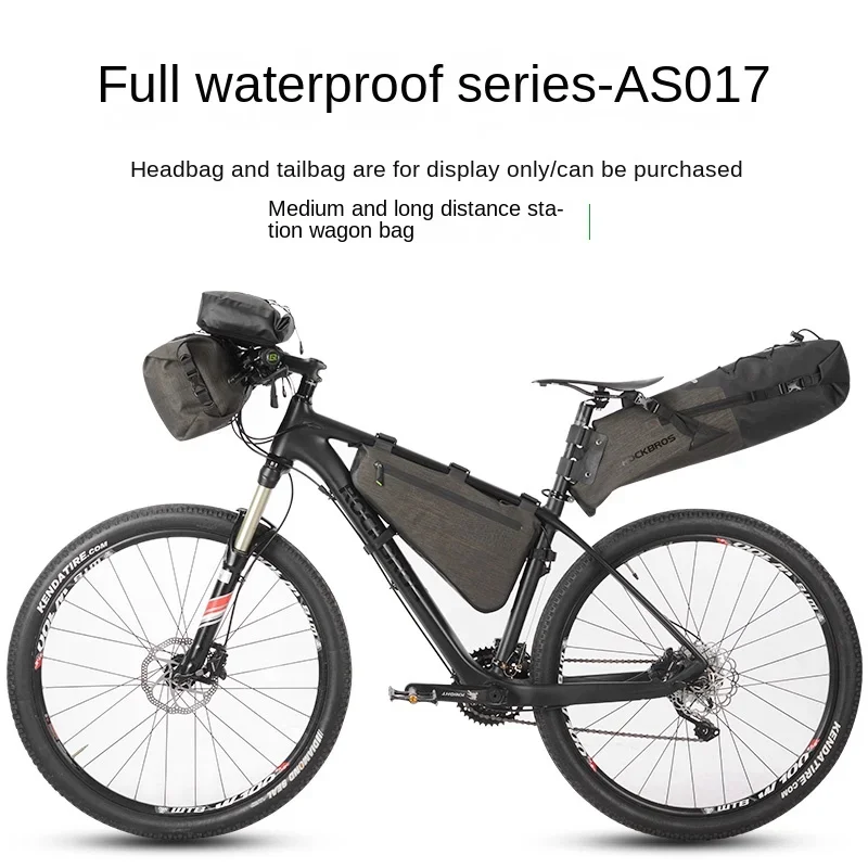 Bicycle Bag Large Capacity Triangle  Beam  Waterproof Upper Tube Hanging Saddle Bag Mountain Highway Vehicle Riding