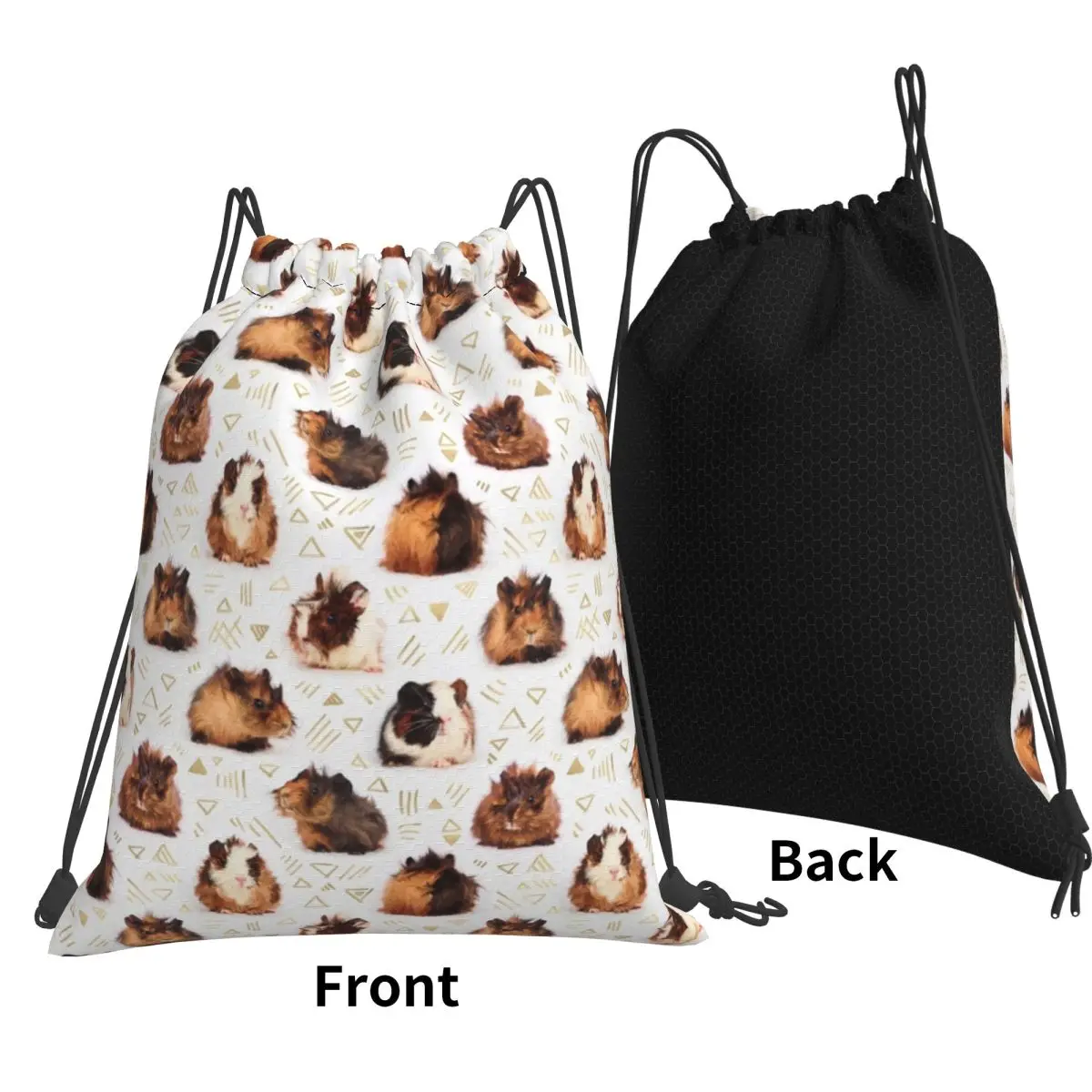 The Essential Guinea Pig Backpacks Portable Drawstring Bags Sports Bag Book Bags for Man Woman Students