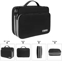 Multi Layer Cable Storage Bag, Portable Electronic Accessories Organizer,Travel Waterproof USB Data Line Charger Cable Organizer
