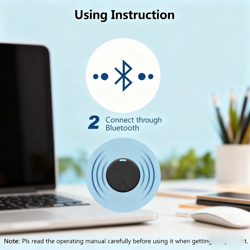 GPS Locator AntiLost Alarm Wallet Keychain Smart Tag Bluetooth-Compatible Tracer Keychain Dog Pet Child Tracker Key Finder