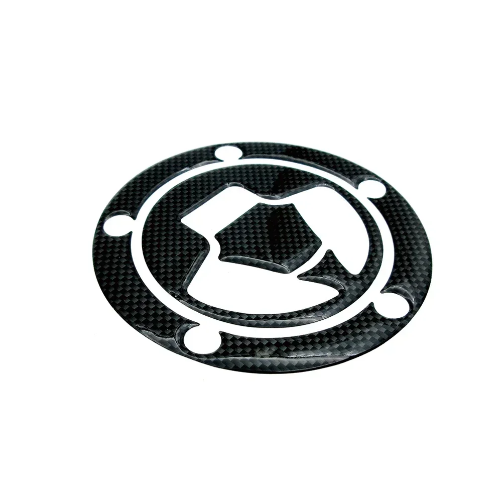 Motorcycle Carbon Fiber Fuel Gas Cap Cover Tank Protector Pad Stickers For Kawasaki Z Z1000 Z1000SX Z800 Z750 Z250 Racing Decals