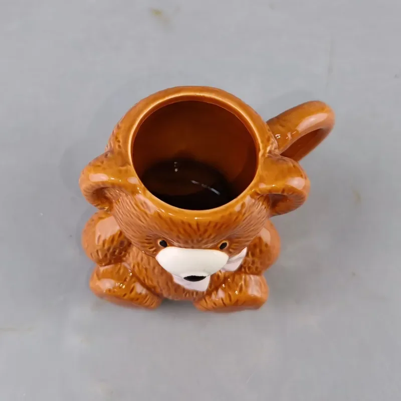 In Stock Cross-border Creative High-value Eco-friendly Cute Toy Bear Cartoon Drinking Couple's Mug Birthday