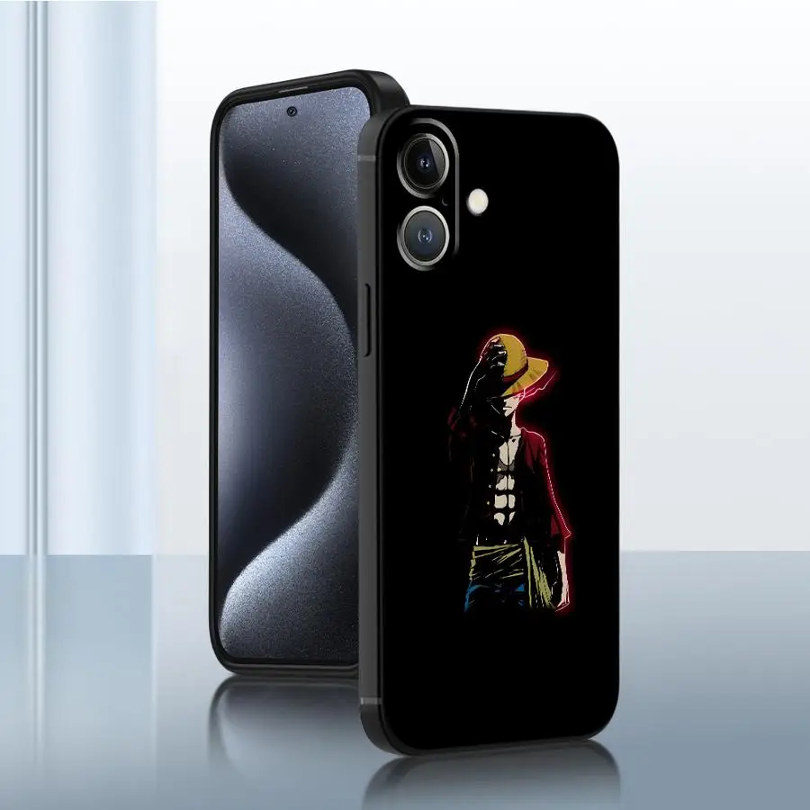 Hot Cartoon One Piece Luffy Case for iPhone 12 Mini 7 6s 14 16Pro Max 13 Pro 11 15 XS X XR SE 16e 8 Plus Soft Shell