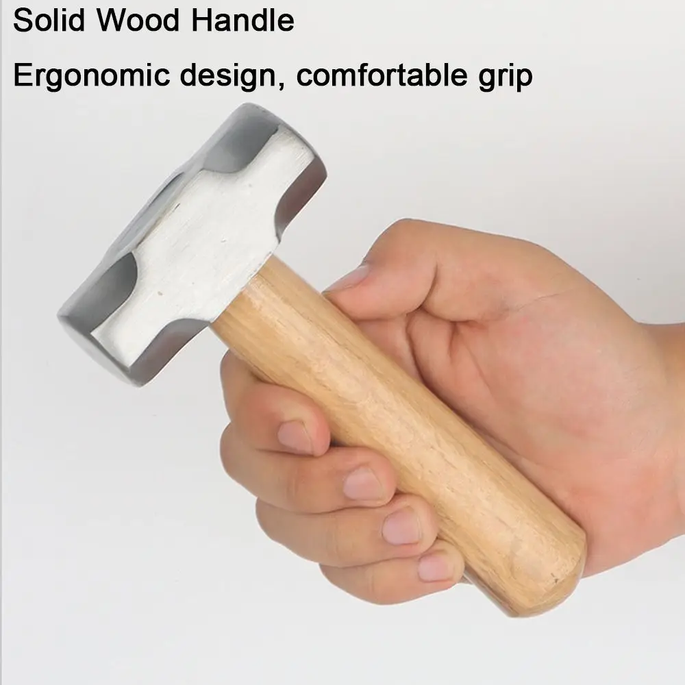 

Мини-восьмиугольный молоток из высокоуглеродистой стали, твердая древесина, с короткой ручкой, эргономичный монтажный молоток, многоцелевой прочный молоток с деревянной ручкой