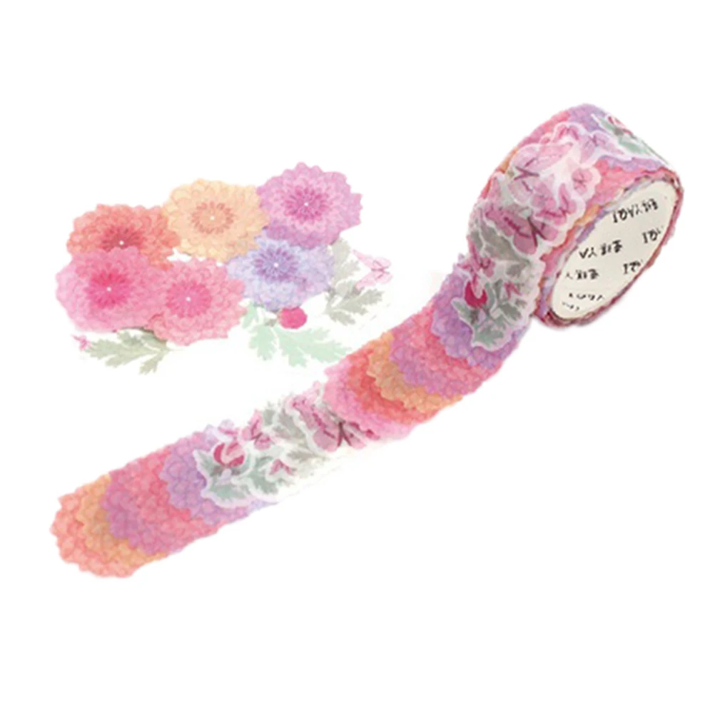 

Flower Petal Stickers Decoration Journaling Aesthetic Scrapbook Decorative Masking Tapes