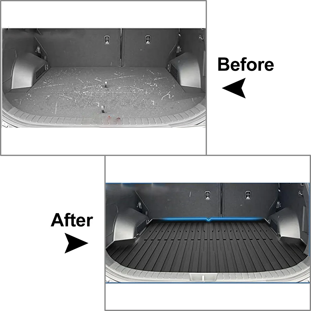 Accessories Rear Trunk Cargo Floor Tray Pad Liner Pad Mat For Land Rover Freelander 2 2006-2015 Strong Polyethylene Form TPR
