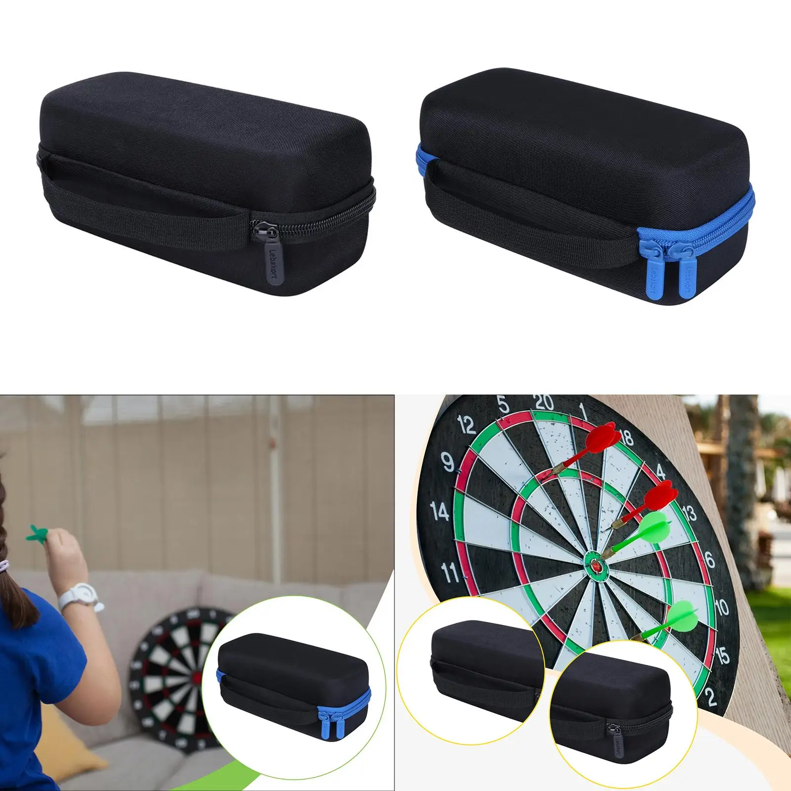 Darts Wallet with Compartments Sturdy Portable Accessories Carrying Storage