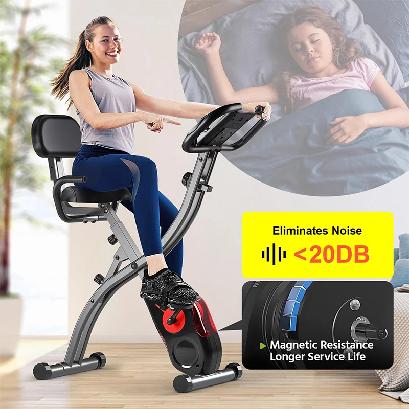 Home exercise bike magnetically controlled pedal bicycle foldable spinning bicycle indoor sports equipment