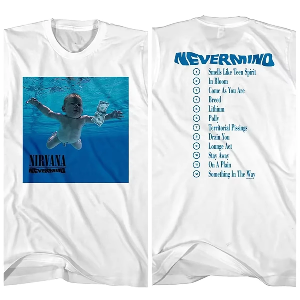 Nirvana Cotton Men's Shirt Y2k Garbage Rock Y2k Graphics Hiphop 2026 New Men's Clothing Women's Summer Short Sleeved T-shirt
