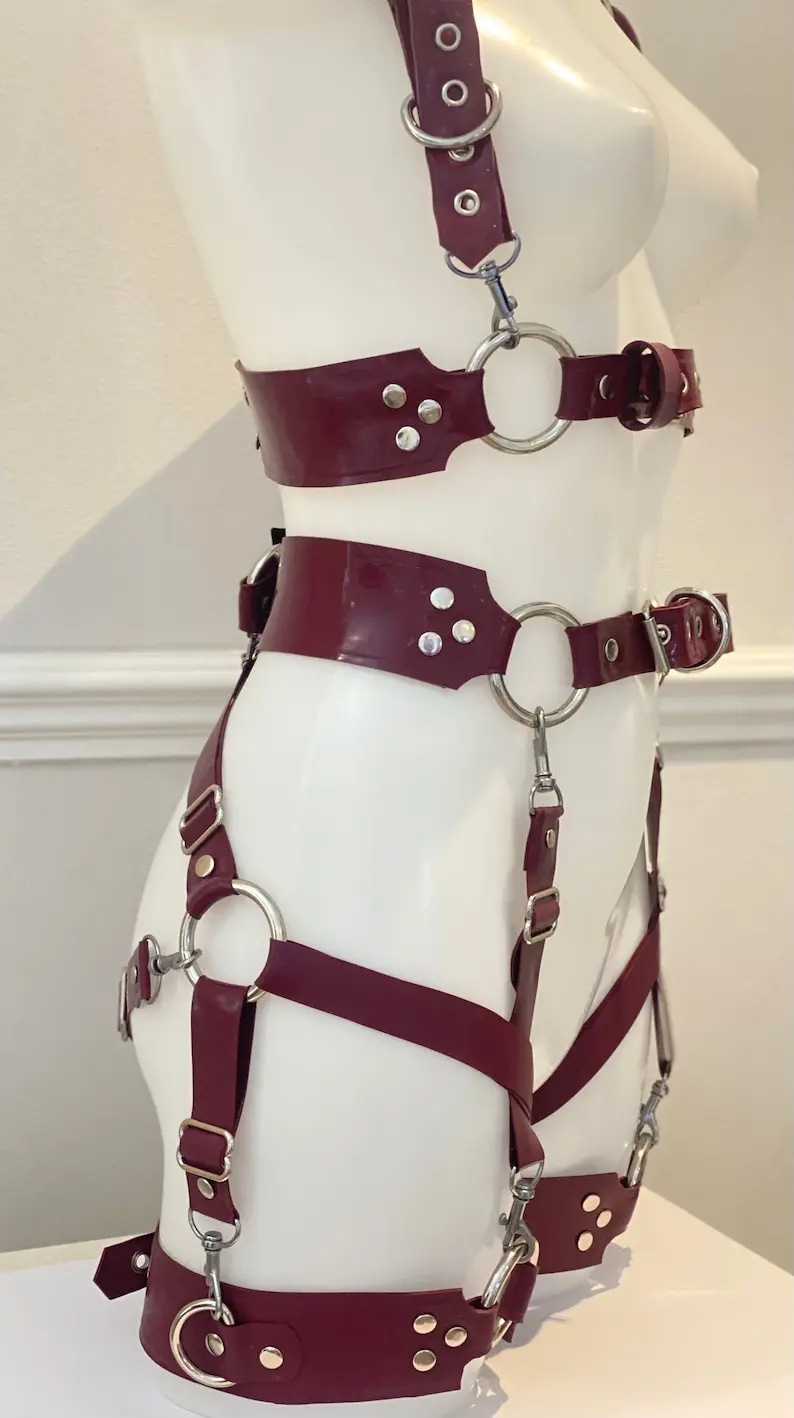 

Latex rubber sexy handmade cosplay Latex rubber sexy handmade cosplay Harness