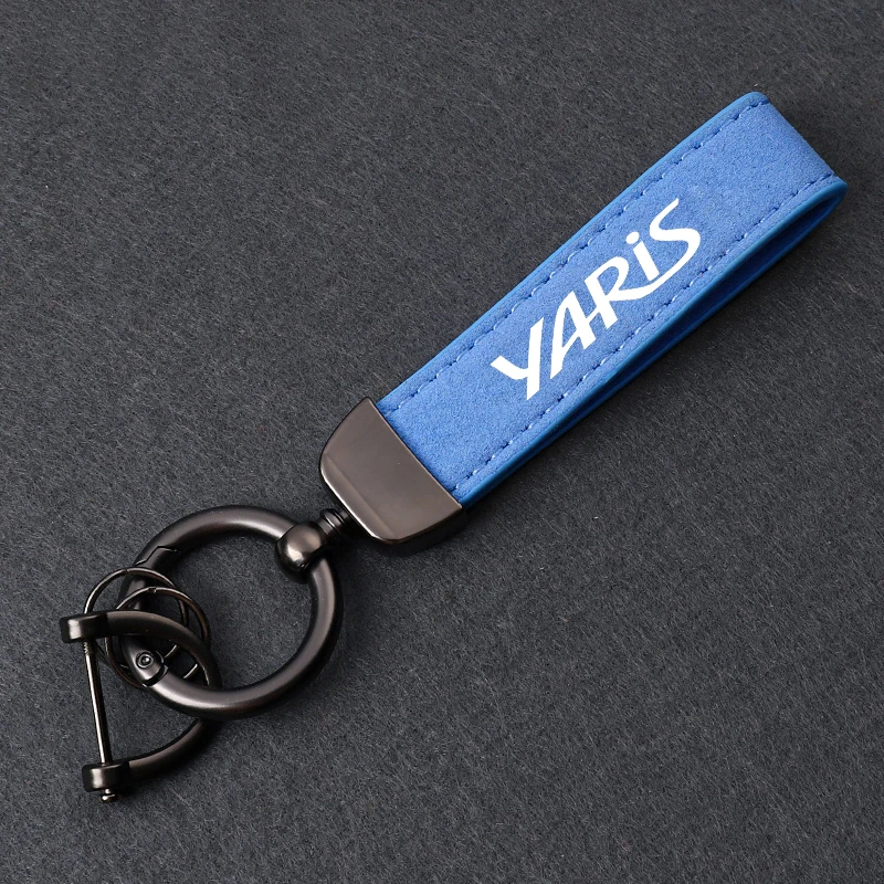 For Toyota Yaris 2004 2008 2018 Car Logo Key Chains Business Gifts Keychain Holder Key Rings Lanyard Auto Interior Accessories