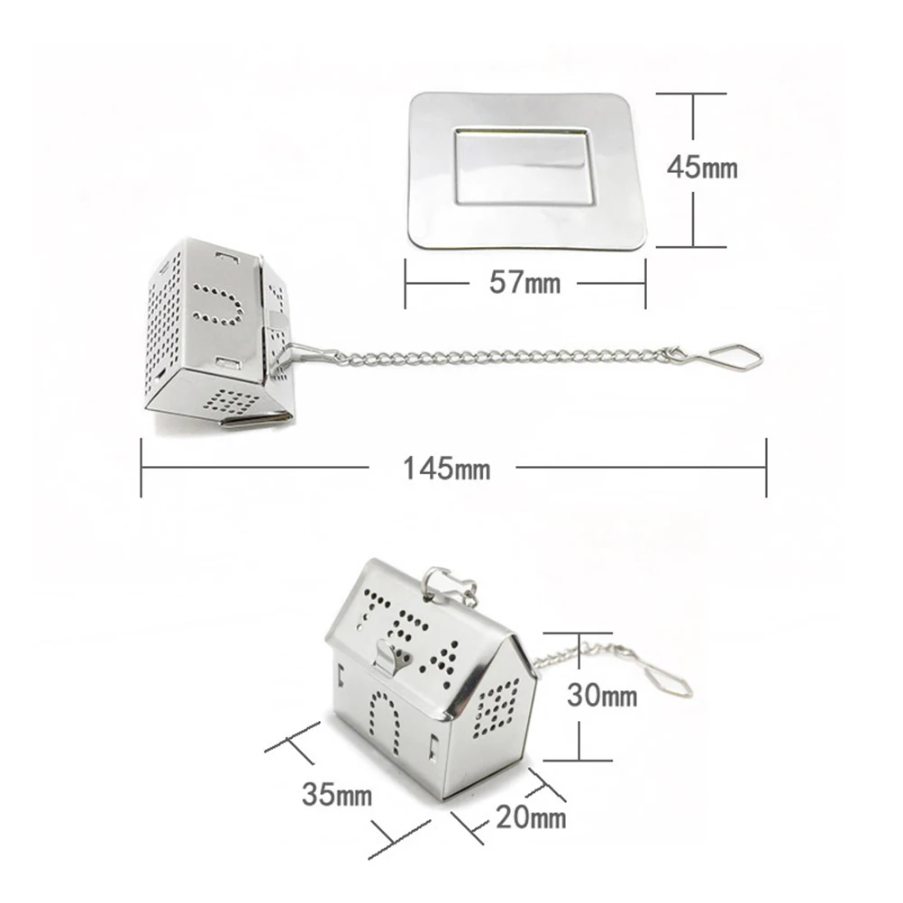 

2Pcs Premium Tea Strainer Filter Stainless Steel Shape Infuser for Tea Lovers Herbs Spices Stylish Reusable Dishwasher