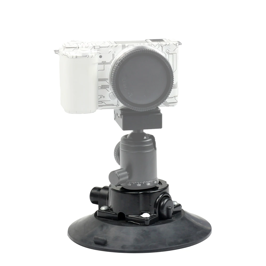 3 Zoll/4,5 Zoll/6 Zoll Handpumpen-Saugnapf mit 1/4 Zoll Gewinde Kamerastabilisator-Halterung für RAM-Kamera Auto-Fotografie-Sauger – Detail 20