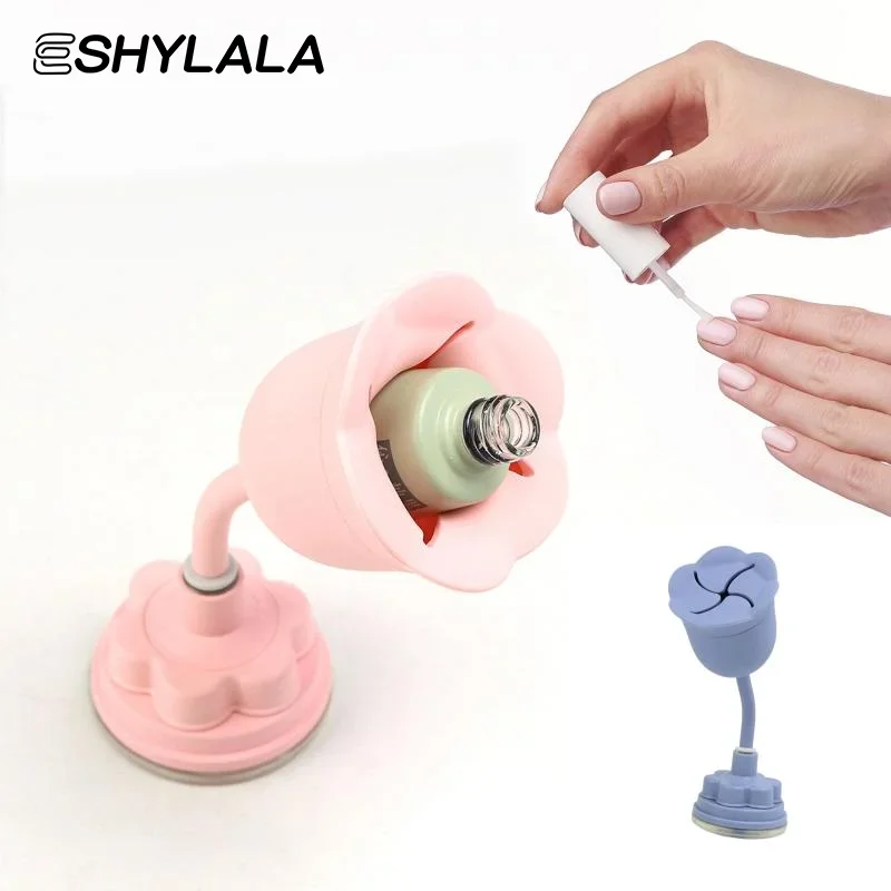 Siliconen Nagellak Houder Anti-mors Fles Stand DIY Salon Manicure Nail Organizer Display Stand Nail Art Gereedschap Accessoires