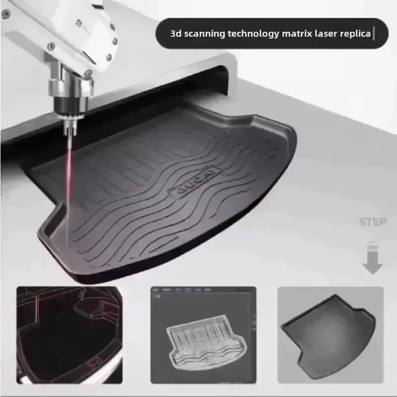 Upgrade TPE Car Rear Trunk Mats Storage Pads Cargo Tray Dustproof Waterproof Protecion Cushion For Toyota BZ4X 2022-2024