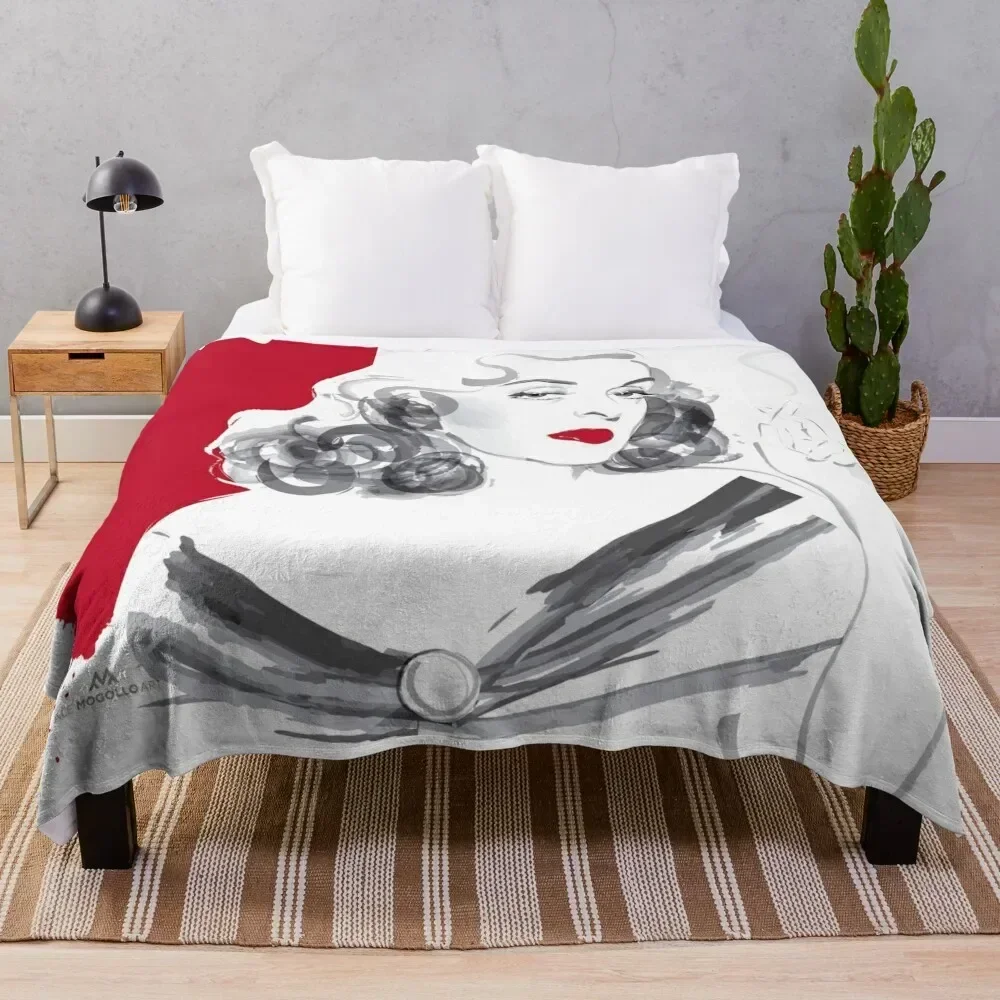 

Margo Channing Throw Blanket Lightweight Cozy Blanket for Bed Sofa